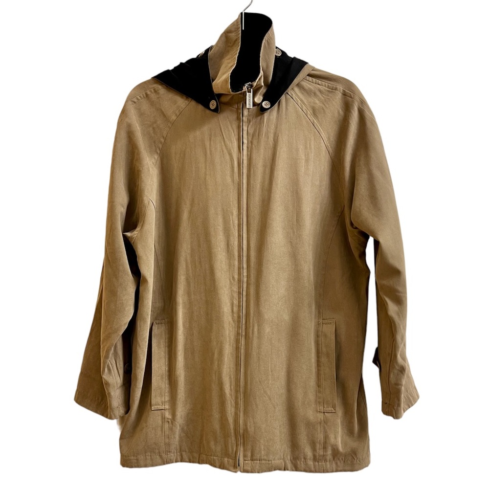 London Fog Hooded Tan Jacket